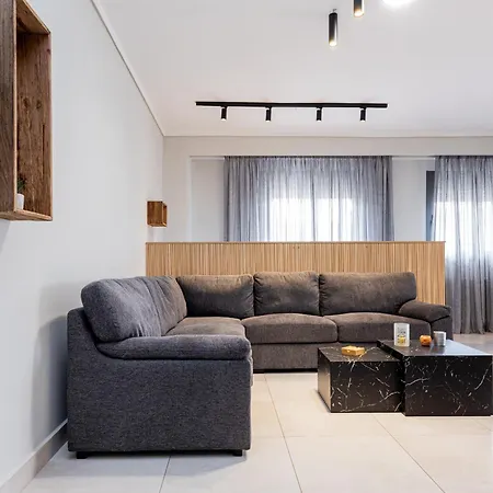 Appartement Spacious 3-bedroom With Wifi, Ac In Charming Kalamaria - Mountain View