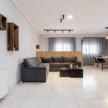 Spacious 3-bedroom With Wifi, Ac In Charming Kalamaria - Mountain View Appartement Thessalonique